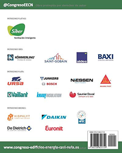 Libro de Comunicaciones y Proyectos EECN V Congreso Edificios Energía Casi Nula: Celebrado en Madrid, el 28 Noviembre 2018 (Spanish Edition)
