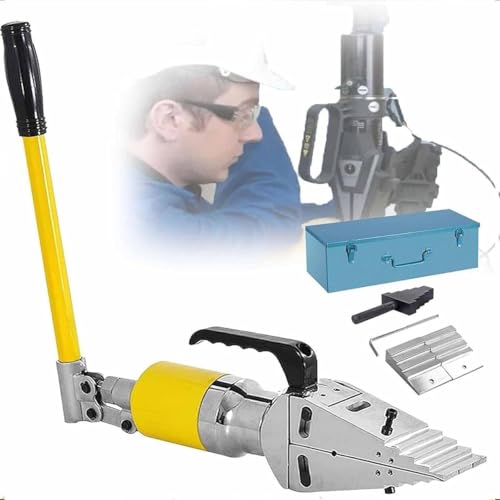 GEHPYYDS Tragbarer hydraulischer Flanschtrenner, integrierter Spreizer-Spalter, hydraulische Spreizer-Streckzange, manuelles Spreiz-Trennwerkzeug 10T 81MM, für die Rohrleitungswartung