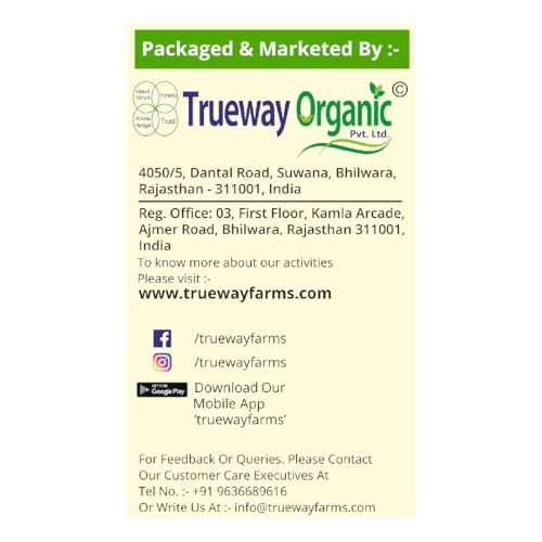 Image of Trueway farms Organic Black Wheat (Kala Gehu) 15 kg