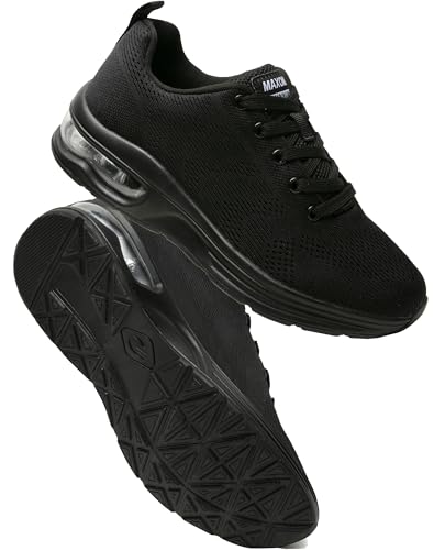 Baskets Femme Chaussures De Course avec Coussin D’Air Amortissantes Sport Sneakers Légères Respirantes Antidérapantes pour Running Marche Fitness Et...