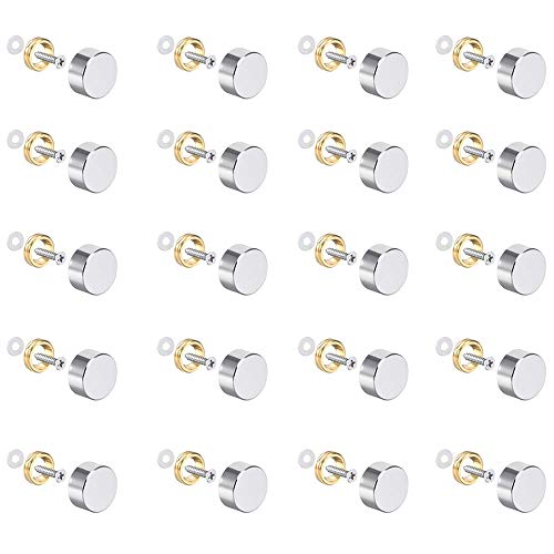 Tornillos Tapón Clavo De Espejo Tapón De Rosca Clavos Decorativos Tornillos Para Espejos Clavos Para Espejos Pulidos Cubierta Cubierta Acero Inoxidable Pulido Con Uñas Apto Para Fijación De Espejos Cover