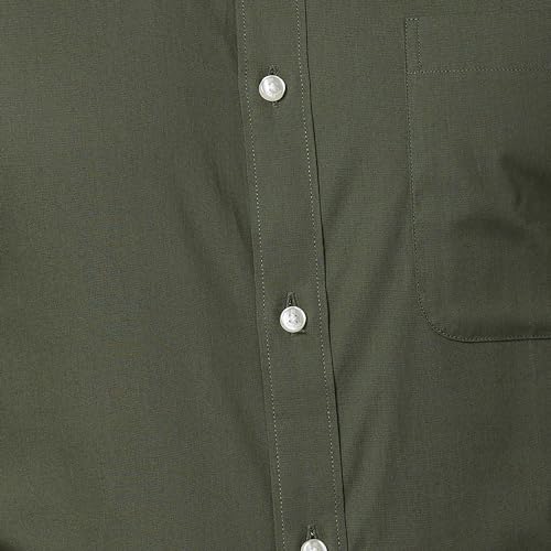 Image of Raymond Men Slim Fit Solid Pattern Pure Cotton Semi Cut Away Collar Full Sleeve Formal Shirt
