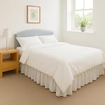 Comfortnights, Double Waterproof Duvet Protector 200 x 200cm | Terry Protective Cover | Waterproof Barrier | Secure Zipped Closure | Ideal for Home, Rental & Care Use.