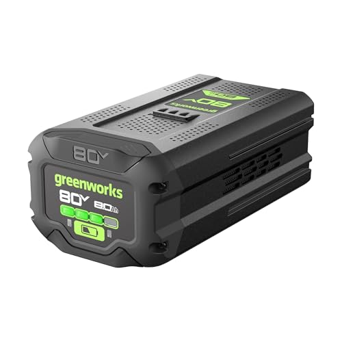 Image of Greenworks 80V 8.0Ah Lithium-Ion Battery (Genuine Greenworks Battery / 75+ Compatible Tools)