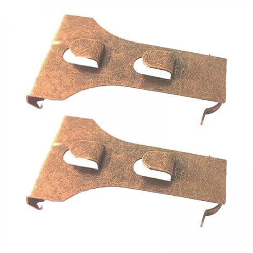 Fonowx 2 Pieces Brick Hook Clips Outdoor Brick Hangers Hanging Wall Clips Mounting to Brick Siding Hooks Brick Clamp Without Drill Iron Construction, 5 Pcs