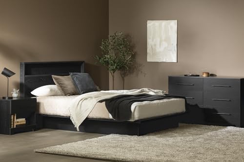 South Shore Primo 6-Drawer Dresser Black Oak, Contemporary - Thumbnail 4
