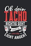  Ob Dein Tacho Richtig Geht Siehst Du Wenn Das Licht Angeht: Notizbuch mit 120 Seiten liniertem Papier (6x9 Zoll, ca. DIN A5 / 15.24 x 22.86 cm) Auto Mechaniker Radarkontrolle Tacho Autofahrer Tuning
