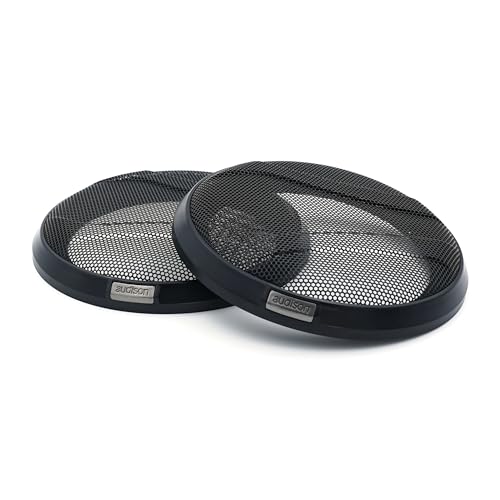 Audison APK 165 2-Wege-Komponentensystem, 165 mm Tieftöner und Hochtöner mit Frequenzweichen, 300 W Peak, 2 Ohm, 50 Hz bis 20 kHz Frequenzgang, Schwarz