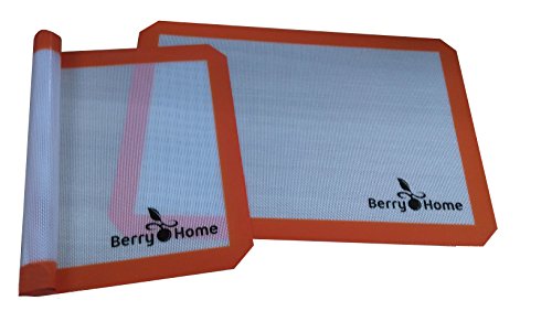 Tapete de silicone para assar, reposição de pergaminho para assar e enrolar massa de pizza da Berry