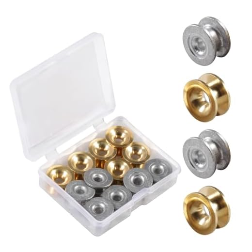 SPEEDWOX 12 Pcs Grass Trimmer Head Eyelets Sleeve String Trimmer Garden Brush Cutter Parts Accessories Replacement Parts for Engine String Trimmers with Plastic Storage Box
