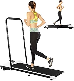 A-free Folding Electric Treadmill with Remote Control - Ultra-Thin Exercise Running Machine Compact
