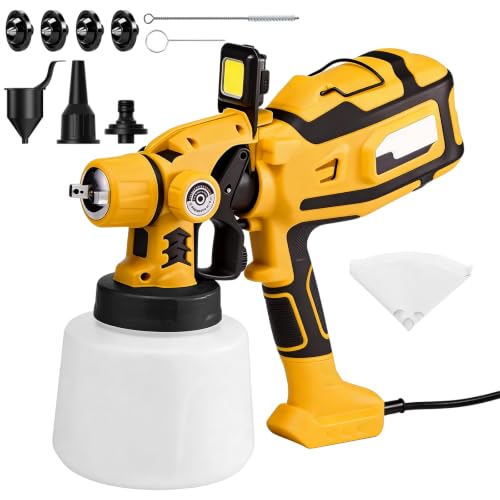 Ezwaasu Pistola de Pintura, Pistola Pintura Electrica Profesional HVLP 850W Ezwaasu Pistola de Pintura, Pistola Pintura Electrica Profesional HVLP 850W