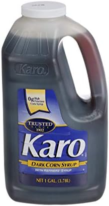 Amazon.com : Karo Corn Syrup Blue Label Blend Dark 1 Gallon - 4 Case ...