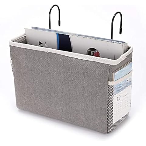 SUMNACON Nachttisch-Hängeaufbewahrung Betttaschen Körbe Schlafsaal Bett Organizer Caddy Desktop Aufbewahrungsregal Cover
