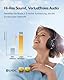 Baseus Aktive Noise Cancelling Kopfhoerer mit 100 Std. Akku, LHDC Hi-Res Sound, Reduziert Geräusche um Bis zu 95%, Raumsound, ENC-Mikrofone, 0,038s niedriger Latenz, Bluetooth 5.3 Kopfhörer Over-Ear
