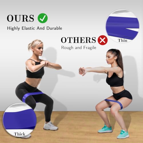 Image of Resistance Bands for Working Out, 5 Levels Elastic Exercise Bands