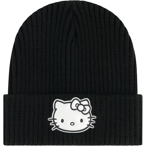 Bonnet Hello Kitty anti-froid en acrylique extensible pour femme active