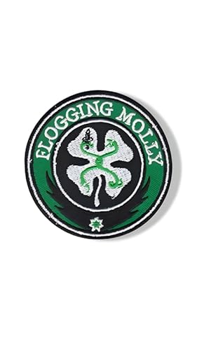 Patch inspiré du folk punk rock – Écusson brodé à thermocoller ou à coudre