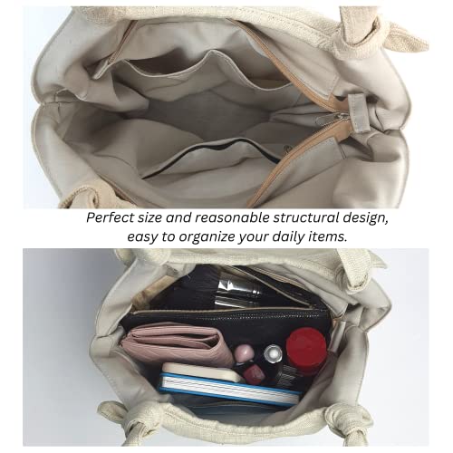 Bolso Bordado Vintage para Mujer Tote con Cierre miniatura 7