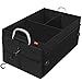 Produktbild MORROLS Kofferraum Organizer, Kofferraumtasche Auto Organizer Faltbar Wasserfeste Langlebig mit Spanngurten, Griff aus Aluminiumlegierung(Schwarz)