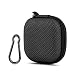 Earphone Case, Music tracker Portable Travel EVA Headphone Storage Bag Earbud&Cell Phone Accessories Organizer Carrying Case Pouch with Carabiner
