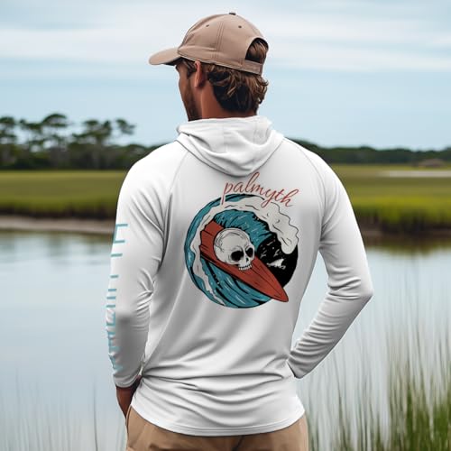 Image of Palmyth Fishing Shirts for Men Long Sleeve UPF 50+ Sun Protection Hoodie