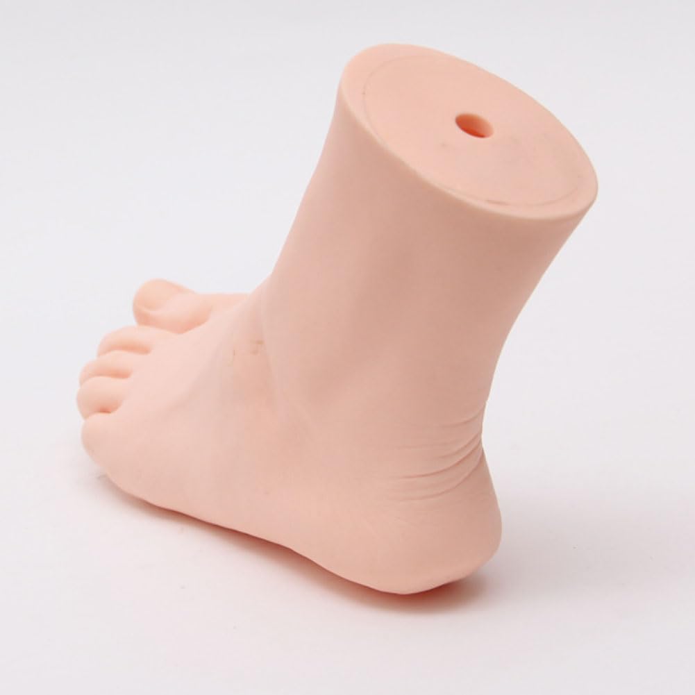 Lifelike Manikin Feet PVC Foot Lifesize Female Mannequin Foot Model for Painting Teaching Arts Drawing Sketching Jewelry Display -Left Foot,22.5cm - Image 3