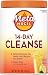 Metamucil Fiber 14-Day Cleanse, Psyllium Fiber Supplement, Sugar Free Powder, Citrus Flavored Drink, 30 servings