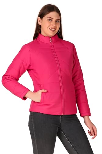 Image of Brazo Girls and Women's Puffer Regular Jacket For Winter Wear | Hooded Neck | Full Sleeve | Zipper | Casual Jacket For Woman & Girl | Western Stylish Jacket For Women