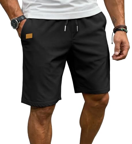 Sailwind Men's Casual 7" Shorts Elastic Waist Drawstring Summer Beach Twill Golf Short