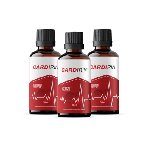 Cardirin Tropfen Nahrungsergänzungsmittel Flüssige Formel 30ml (2+1 Gratis)