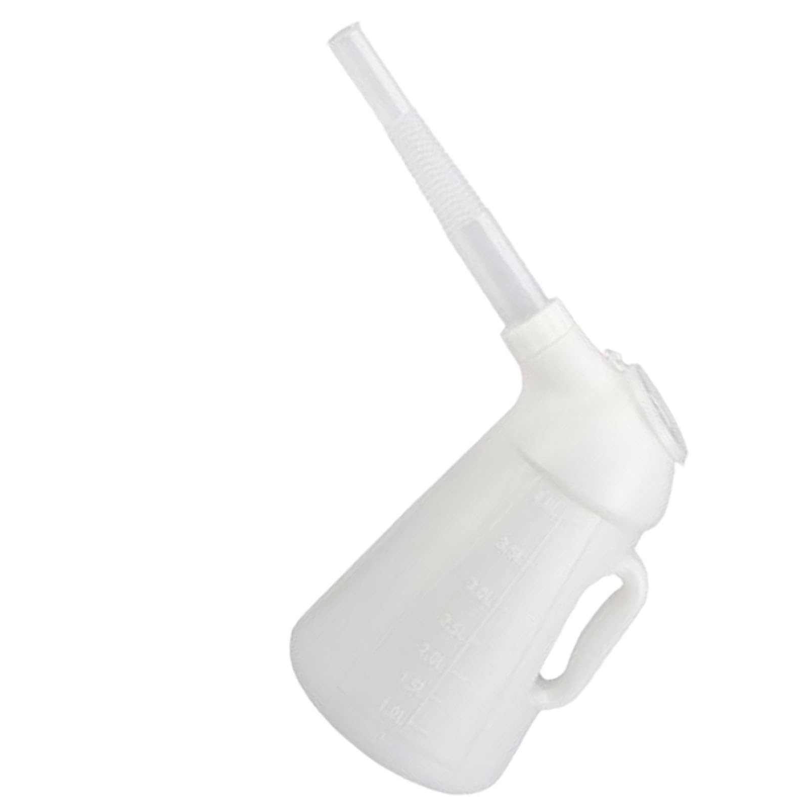 Buxuaaaa 4L Oil Container With Spout Oil Dispensing Bottles Measuring Container Tool Leakage Proof Engine Dispenser Dispenser