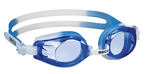 Beco Kinder Rimini Schwimmbrille 9926, mehrfarbig - Weiß/Blau, Einheitsgröße - One Size