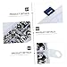 Hohopeti 180pcs Stainless Steel Countersunk Cup Washers Hollow Fisheye Gaskets for Projects Aircraft and Industrial Equipment Decorative Washers