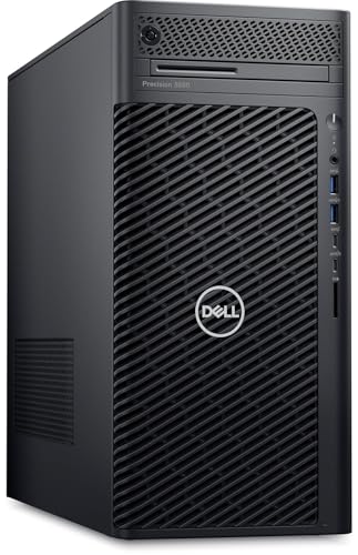 Image of Dell Precision T3680 Tower Workstation Desktop (Intel Core i9-14900 14th Gen, 16GB DDR5, 1TB SSD, Win 11 Pro, DVD-RW, Type-C, Wired Keyboard & Mouse, 3Y NBD Warranty)