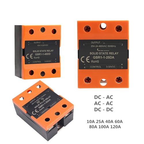 Relé de estado sólido GSR1-1 con conmutación eficiente DC a AC de 40A sin cubierta 2