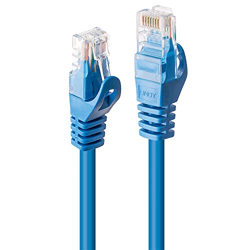 Lindy-cavo Network Cat. 6, U/UTP, 0.5 M blue, 0.5 meters