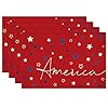 Siilues 4th of july table runner 4th of july patriotic table runner fourth of july decorations stars america holiday decor for home party table decorations  urban country home decor