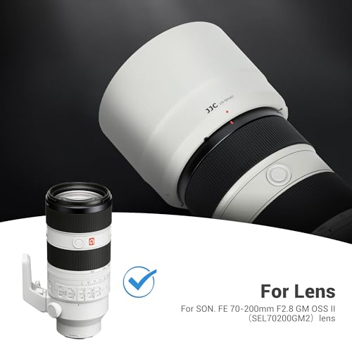 Image of JJC ALC-SH167 Lens Hood Shade for Sony FE 70-200mm F2.8 GM OSS II Lens | Bayonet, Reversible, for Sony SEL70200GM2 Lens, Allows to Attach 77mm Filter & Lens Cap, No Vignetting
