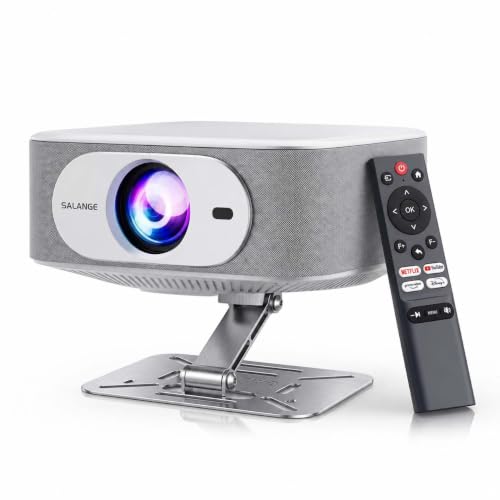 Proyector nativo 1080P compatible con Netflix, 4K y enfoque automático
