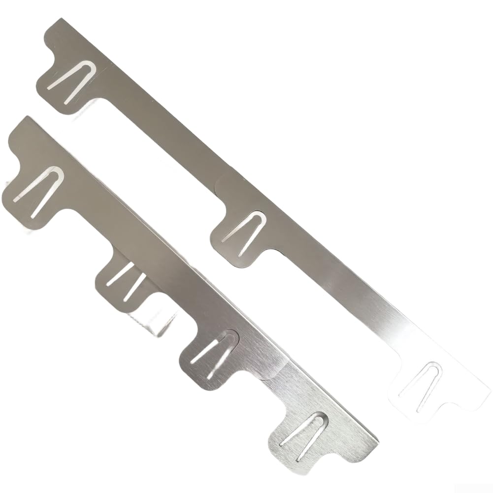 Cubre Huecos Estufa para acero Inoxidable 2 Unidades Ajustable 69,9 cm Antideslizante Cocina (K05 Black)