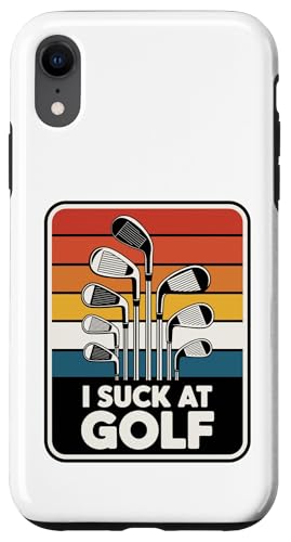 I Suck At Golf Joke ʔSt s Ȓj St X}zP[X iPhone XR p