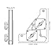 Kadimendium 2Pcs Welding Magnet 2 Switch Welding Holder 90 Degree 28KG Welder Magnetic Holder Angle Support Fixture Welding Clamp