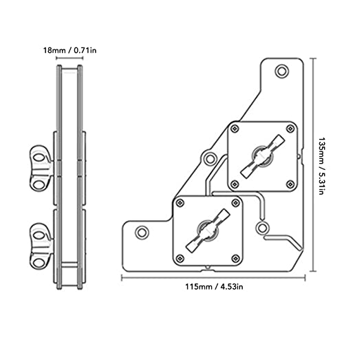Welding Magnet, Wide Application 2Pcs 90 Degree Welder Fixture 28kg Maximum Pull Out Force 2 Switch for Pipe - Image 4