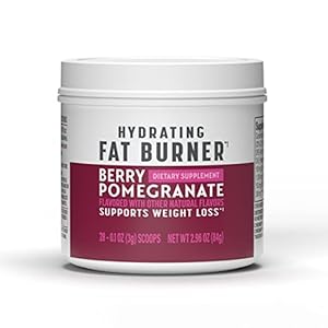 Nutrisystem® Hydrating Fat Burner Supplement for Men and Women, Mix and Sip Dietary Supplement, Berry Pomegranate – 28…