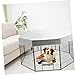 Toyvian Sunlight Shade Cover for Dog Playpen Protective Cover for Pet Kennel Provides Shade and Rain Protection for Outdoor Camping and Crate Use