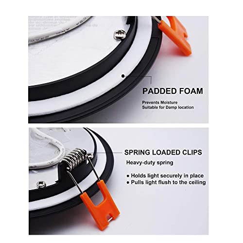 4 Inch Pot Light (4 Pack), Dimmable, 10W -750LM, 3Way CCT Adjustable 3K/4K/5K, LED Downlight with External Driver, Indoor & Outdoor, Wet Location, 4" LED Recessed Ceiling Light by CHERAGH - Image 7