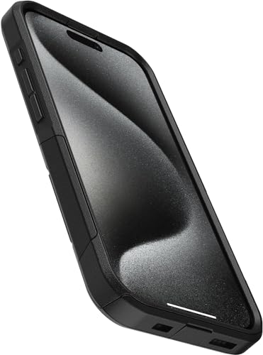 OtterBox iPhone 15 Pro (Only) - Commuter Series Case - Black - Slim & Tough - Pocket-Friendly - with Port Protection - Non-Retail Packaging - image 4