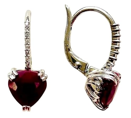 AARK & CO - 2.00Ct Heart Cut Lab Created Red