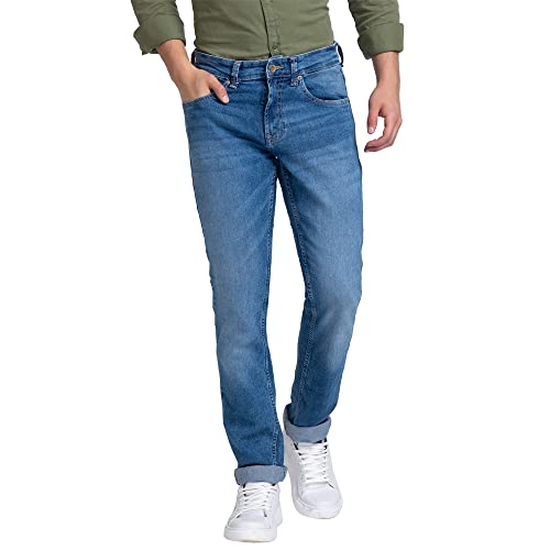 Image of Spykar Men's Rover Regular Fit Mid Rise Casual Jeans